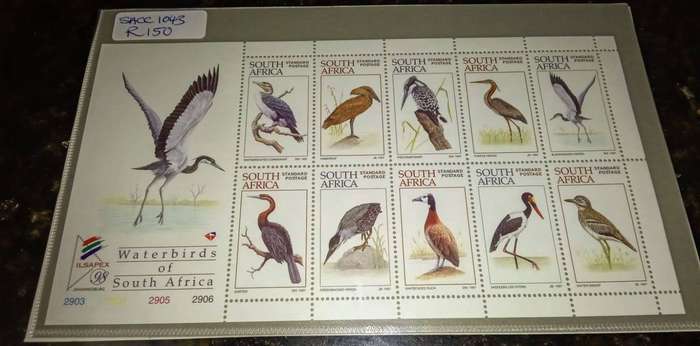 South African Stamps 4 Sheetlets 1997
