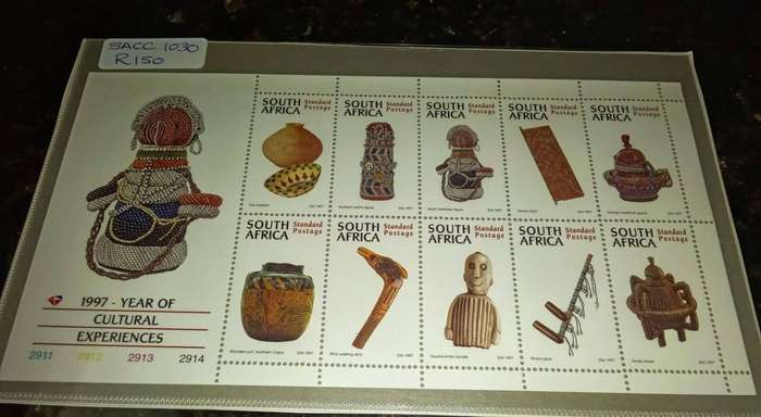 South African Stamps 4 Sheetlets 1997
