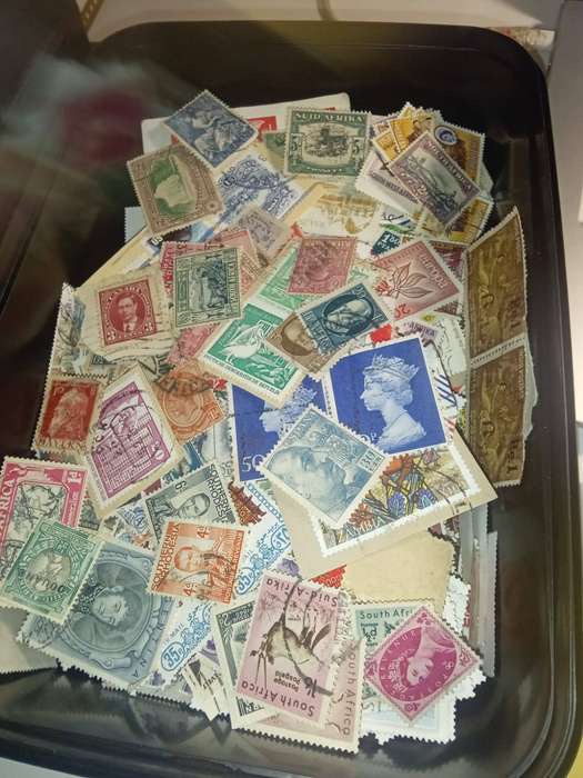 World mix postage stamps