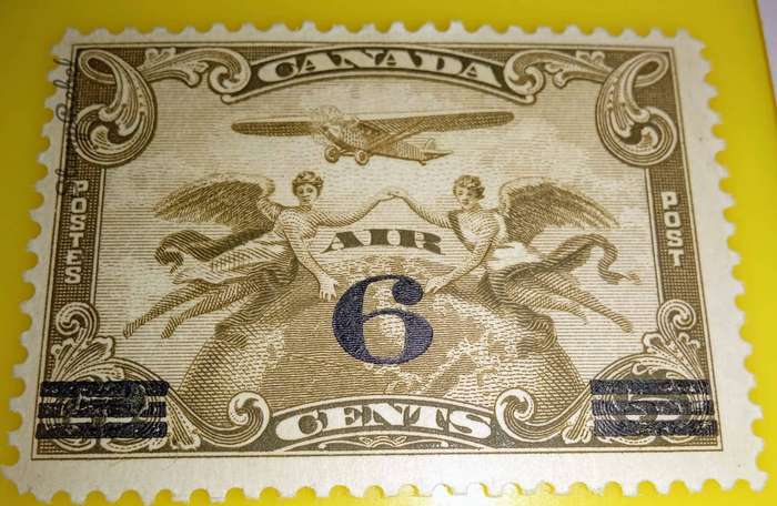Canadian air post stamps Scott C1/3/4 1928-1932