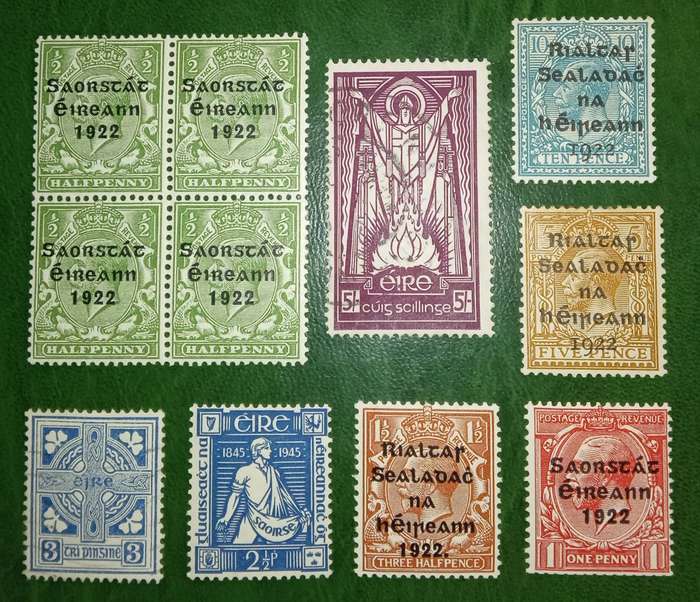 Irish stamps 1922-1945