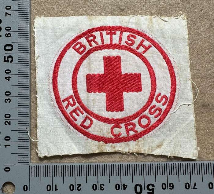 Rhodesia RED CROSS - BRITISH RED CROSS SILK ON SATIN