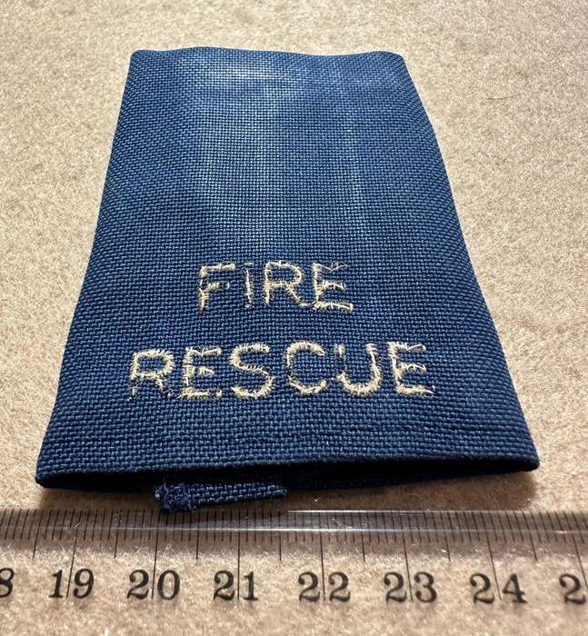 Rhodesian Fire Brigade - FIRE RESCUE SLIP ON VARIANT - Blue