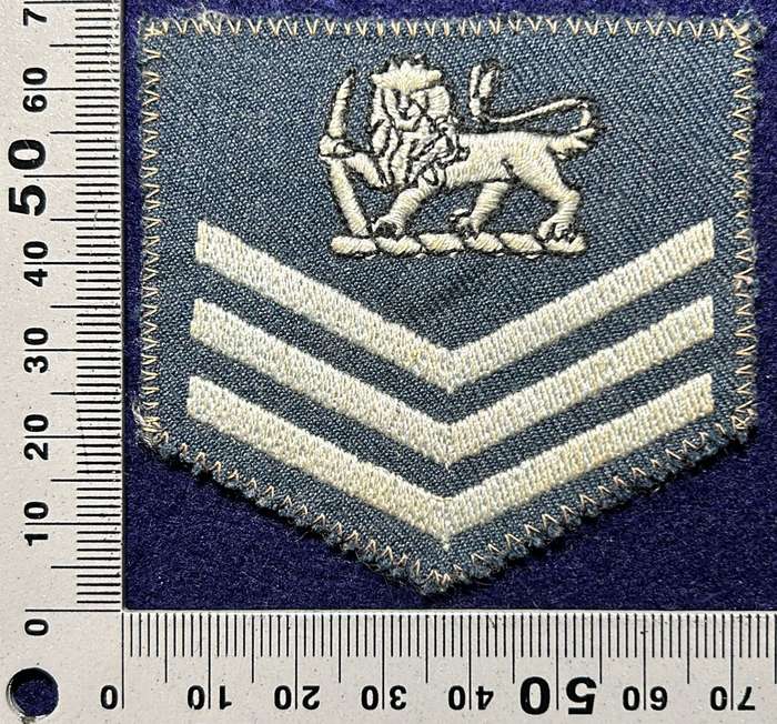 Rhodesian Air Force - FLT SGT RANK BLUES