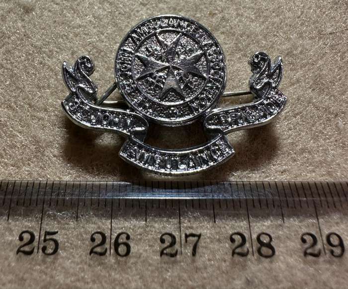 Rhodesian ST JOHNS - BROOCHE, Registered at St Johns Gate, London