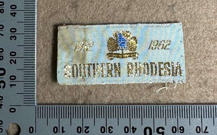 Rhodesian Boy Scouts - SOUTHERN RHODESIA SHIRT BADGE VARIANT - 1912 TO 1962