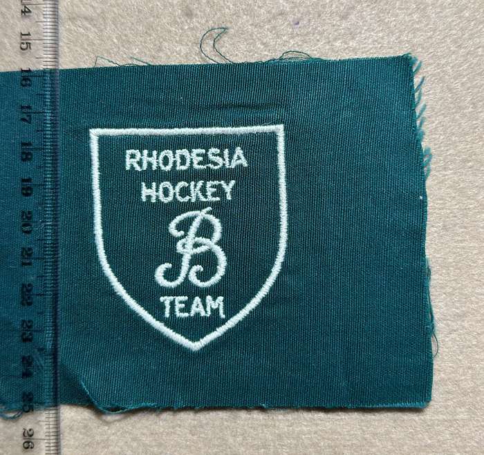 RHODESIA COLOURS - B HOCKEY TEAM VARIANTS