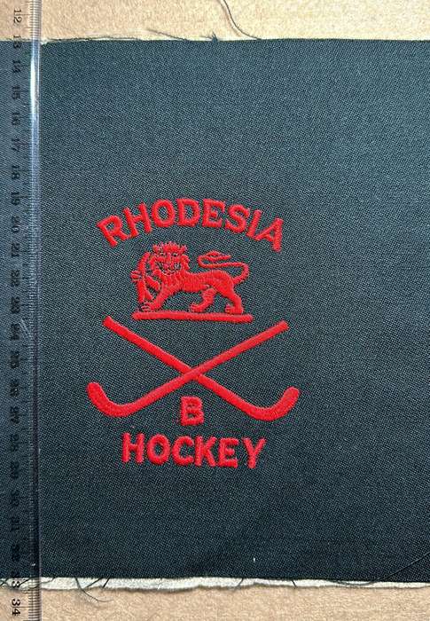 RHODESIA COLOURS - B HOCKEY TEAM VARIANTS