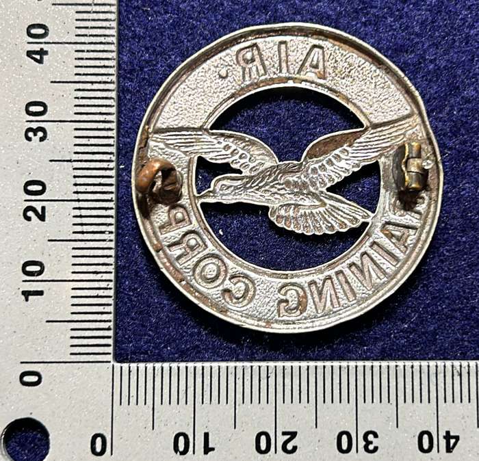 Rhodesian Air Force - AIR TRAINING CORPS CAP BADGES CHROME WW2