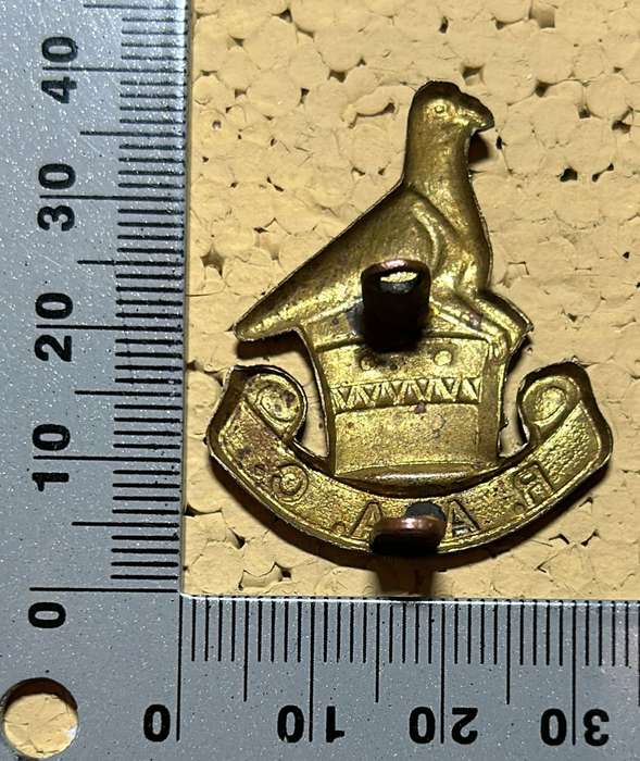 Rhodesian Air Force - RHODESIA ASKARI AIR CORP BRASS BADGE WW2