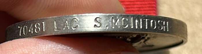 Rhodesian Air Force - GSM 70481 LAC S. McINTOSH