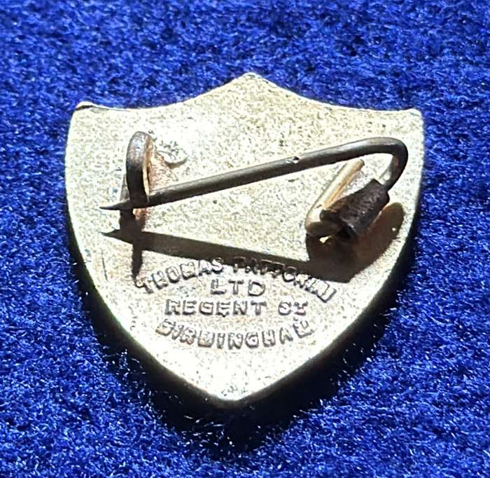 Rhodesia Badges General - W BADGE, made by THOMAS FATTORINI, BIRMINGHAM