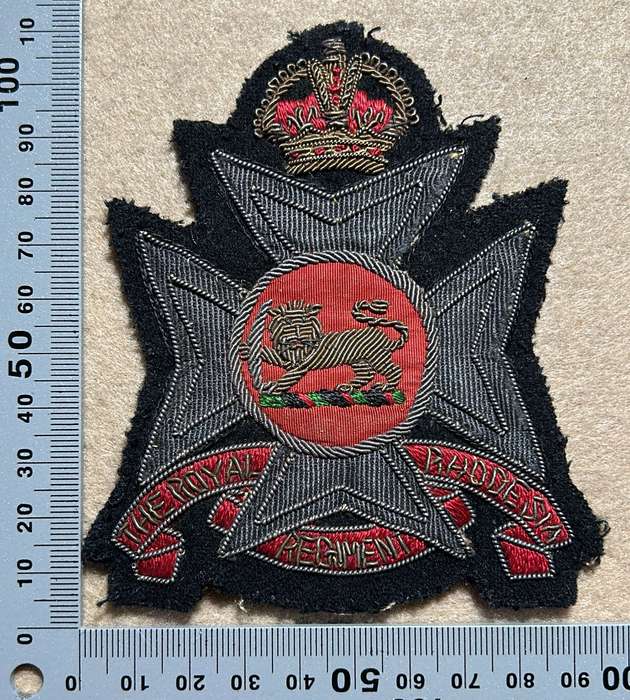 Rhodesia Regiment - The Royal Rhodesia Regiment KC Blazer Badge Bullion Variants
