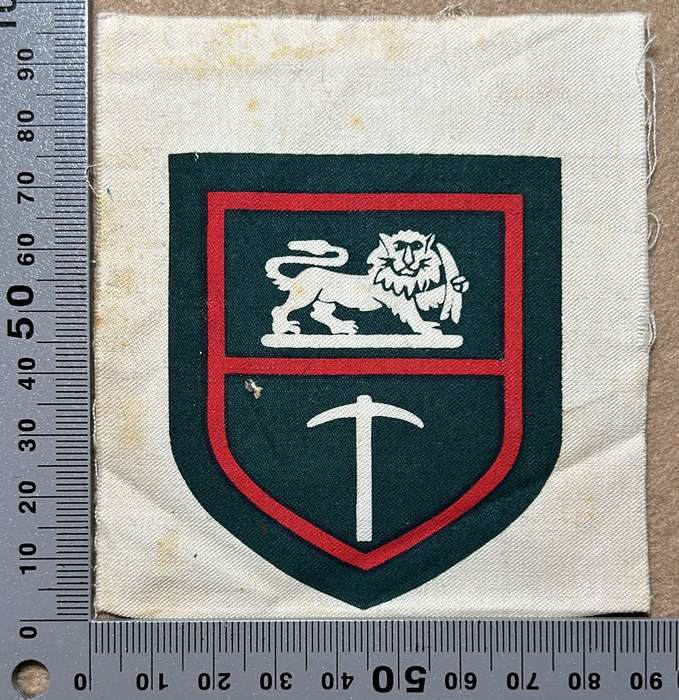 RHODESIA ARMY - PROFICIENCY BADGES - 8 ARMY FLASHES SCREEN PRINTS LARGE
