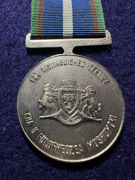 SA Military Decorations & Medals - Venda Distinguished Service Medal Silver - Full Size