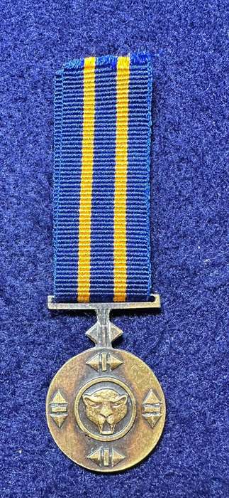 SA Military Decorations & Medals - Bophuthatswana Defence Force Commendation Medal - Miniature Medal
