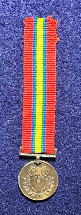 SA Military Decorations & Medals - Venda Defence Force General Service Medal - Miniature