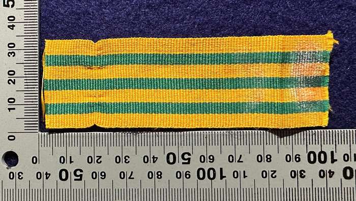 SA Military Decorations & Medals - Bophuthatswana Medal for Long Service (Bronze) - Ribbon