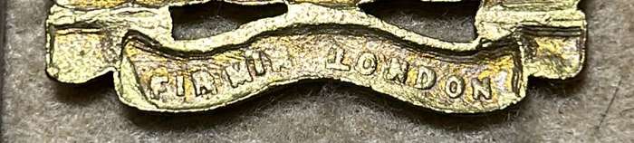 RHODESIA STAFF/ GENERAL SC - BRASS GILT BADGE - 1940-50 - FIRMIN LONDON