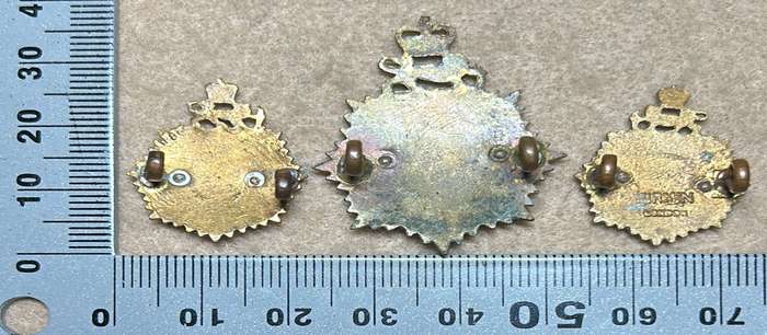 RHODESIA STAFF/ GENERAL SC - CAP AND COLLARS BADGES QC - SET (1 FIRMIN LONDON)