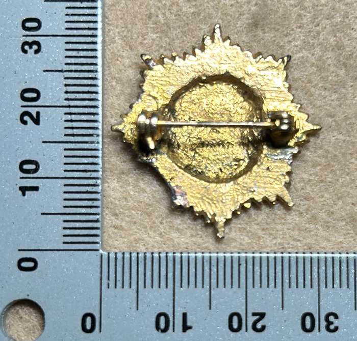 RHODESIA STAFF/ GENERAL SC - COLLARS BADGE BROOCH