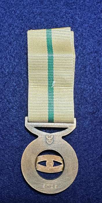 SADF/SANDF Intelligence Services Medal - Loyal Service Bronze - Full Size, Numbered 9729
