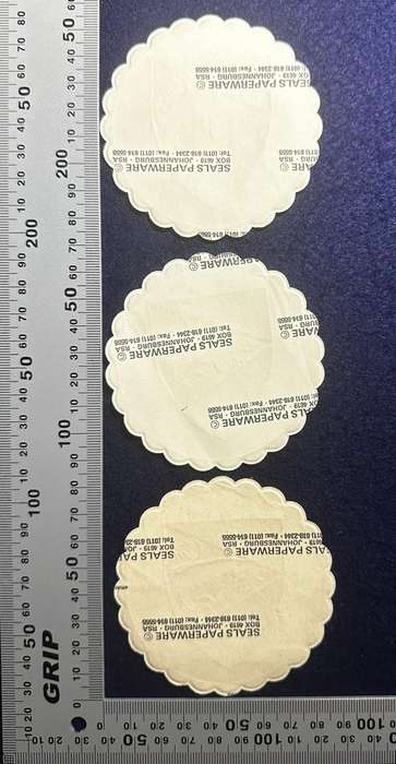 Bophuthatswana National Intelligence Organisation Paper Coasters - 3No