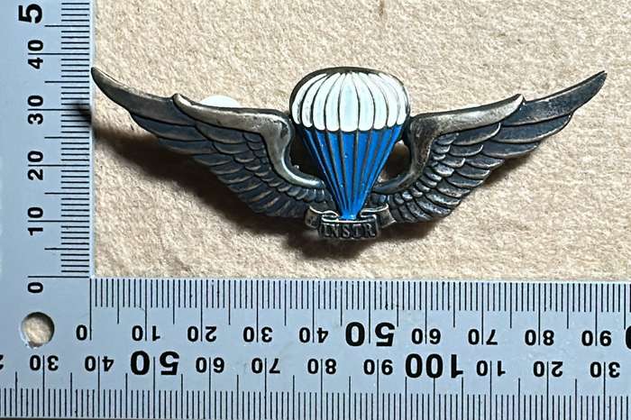 SWA Freefall Parachute Instructor - Enamel/Metal