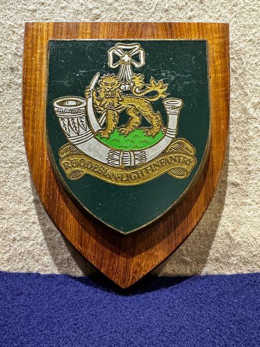 Rhodesian Plaque - RLI Rhodesian Light Infantry