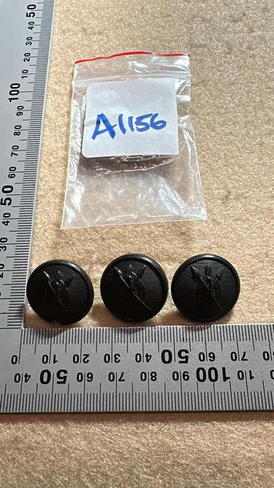 Rhodesian African Rifles Buttons - Lot of 3 - by FIRMIN, LONDON