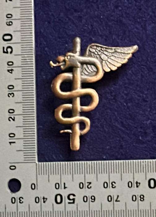 SADF - OPS Medic Qualification Badge - Metal, all pins intact