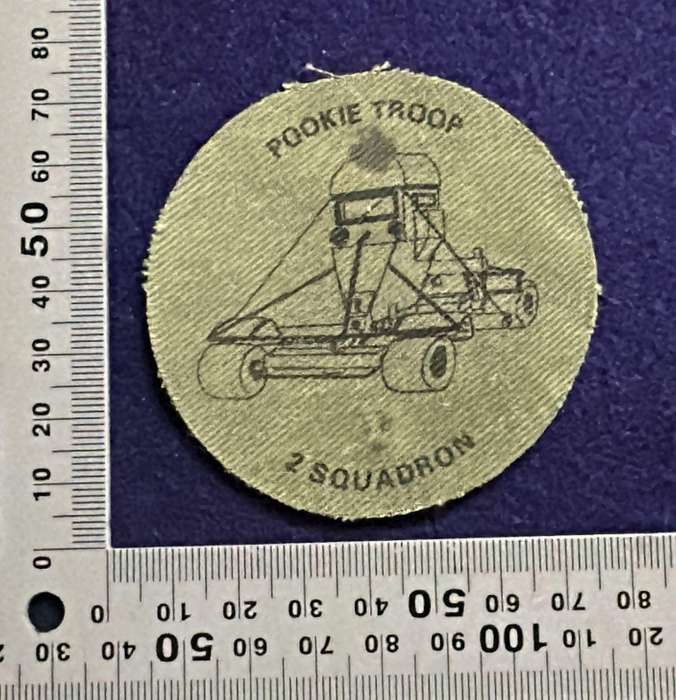 Rhodesian Corps of Engineers - POOKIE TROOP 2 SQUADRON FLASH - Variant 2