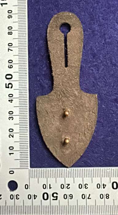 SA ARMY - 1 Parachute Battalion Fob on Leather backing - 2 pins