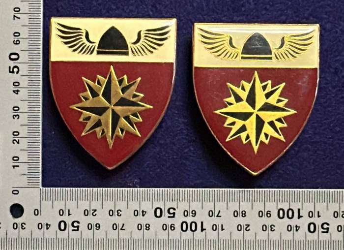 SA ARMY - 4 Special Forces Regiment Flashes - Set - all pins