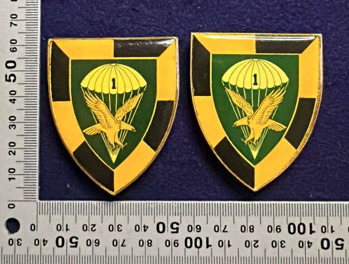 SADF - 1 Parachute Brigade Arm Flashes - Set - all pins