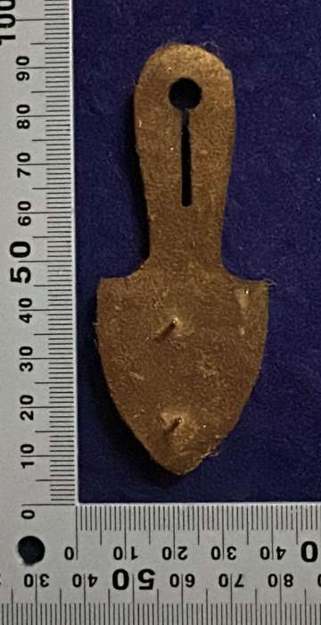SA ARMY - 1 Parachute Battalion Fob on Leather backing - 2 pins