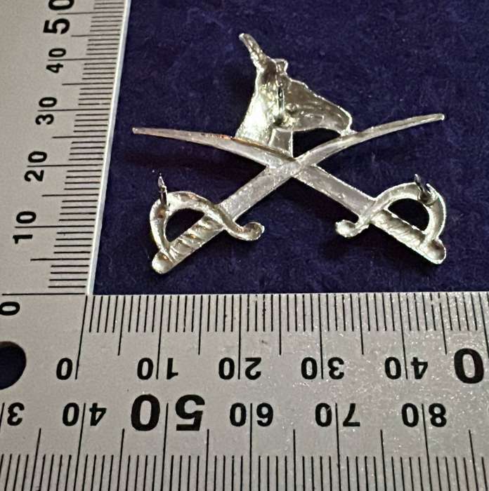 SADF - Chrome PTI Infantry / Bokkop Instructor Qualification Badge