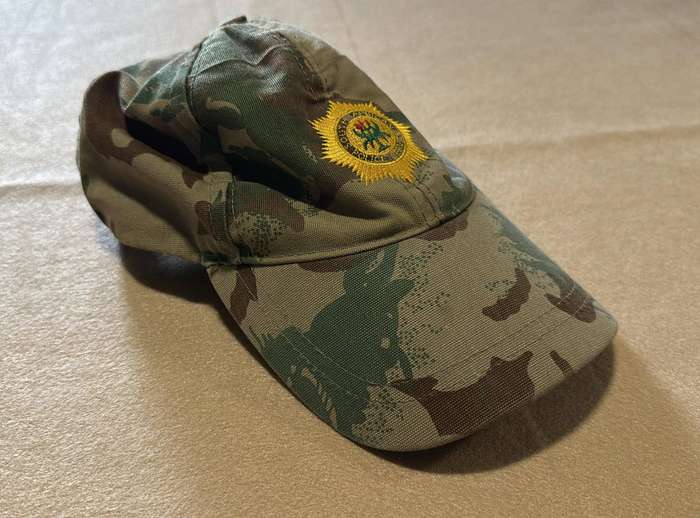 SAP Camo Cap with Embroidered Badge (Size 56cm)