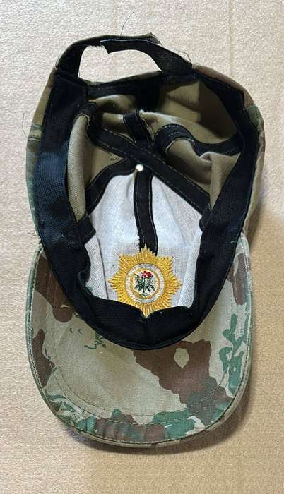 SAP Camo Cap with Embroidered Badge (Size 56cm)