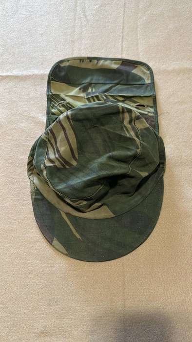 Rhodesian Camouflage Hard  Peak Cap - Used Period Piece (55cm) - Named