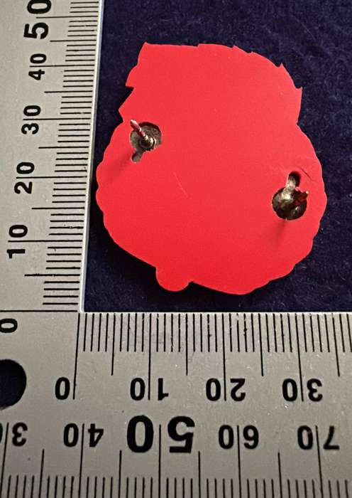 SA ARMY - Chrome Pathfinders Qualification Badge with Red Backing