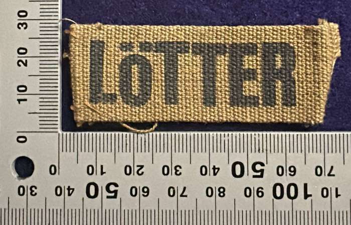 SADF Nutria Nametag - LOTTER