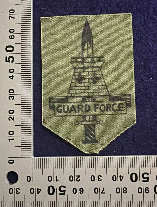 Rhodesian Guard Force - CAP PATCH FOR CAMO HAT