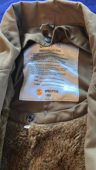 SADF Para Jacket (Slangvel) - Size XL 1985 - SGT Rank, Cloth/Metal Skietbalkie, Wings and Lanyard