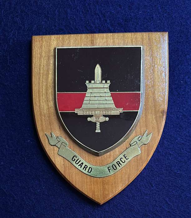 Rhodesian Plaque - Guard Force