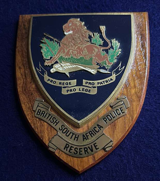 Rhodesian Plaque - BSAP RESERVE