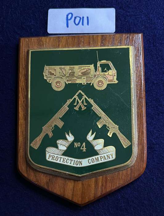 Rhodesian Plaque - NO 4 PROTECTION COMPANY