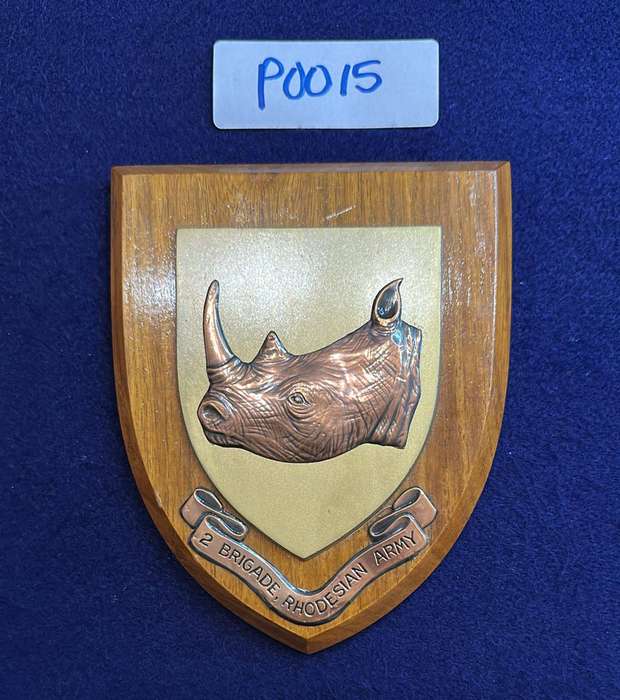 Rhodesian Plaque - 2 BRIGADE RHODESIAN ARMY