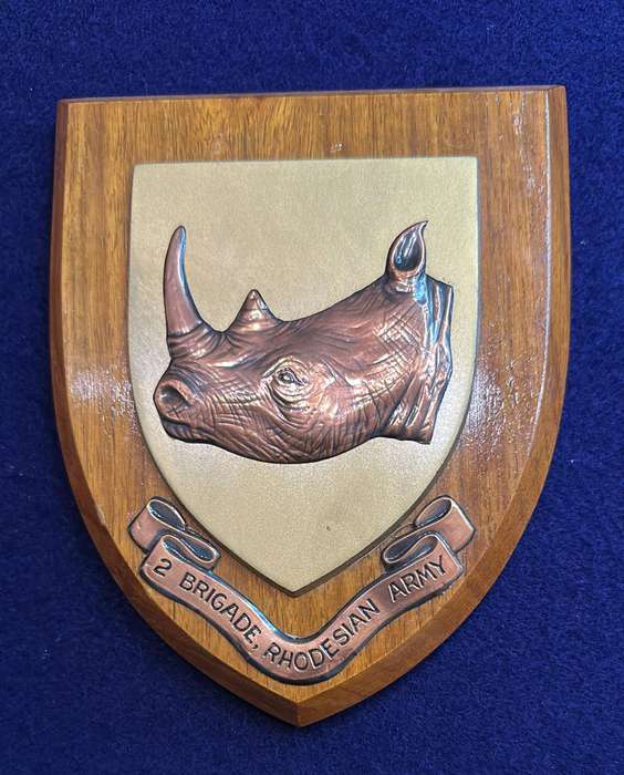 Rhodesian Plaque - 2 BRIGADE RHODESIAN ARMY
