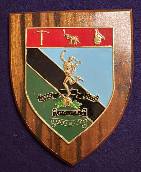 Rhodesian Plaque - RHODESIA NO 1 SIGNAL SQN